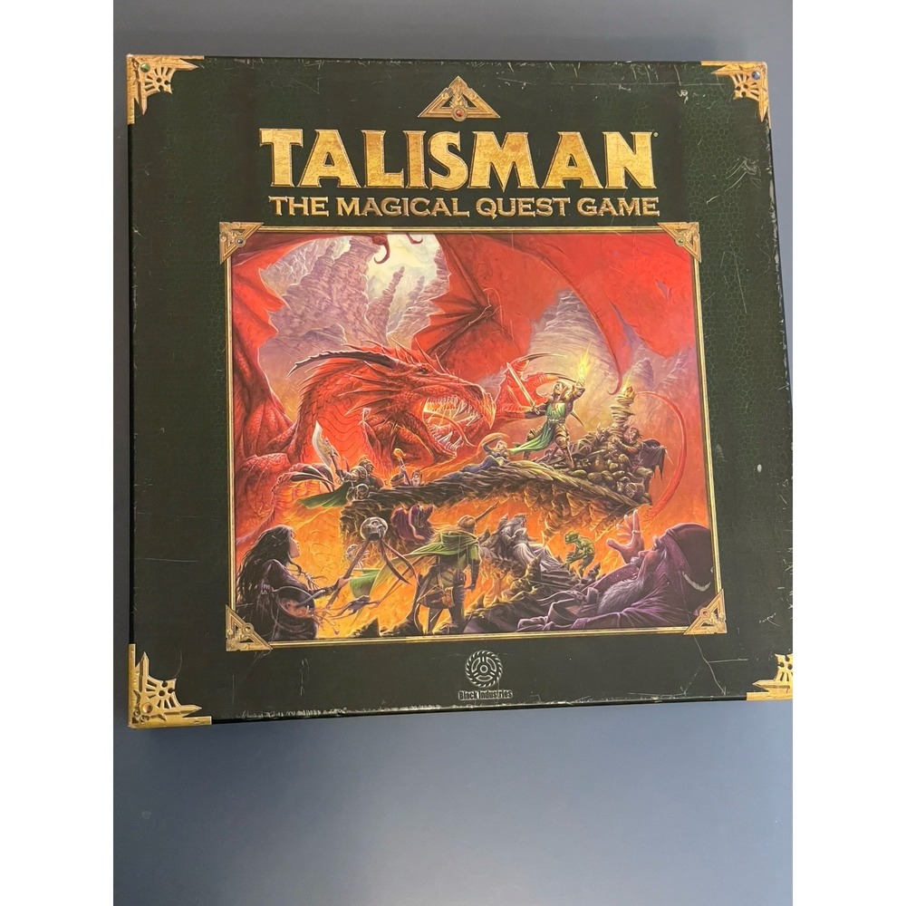 Talisman‎ Board Game Magical Quest Black Industries 2007 Edition Incomplete READ